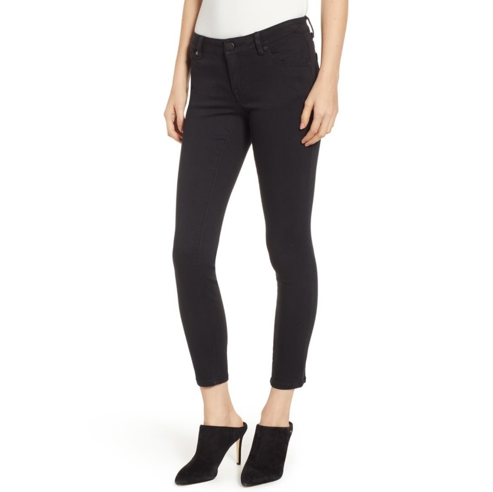 NEW 1822 Denim Black Ankle Skinny Jeans in 32